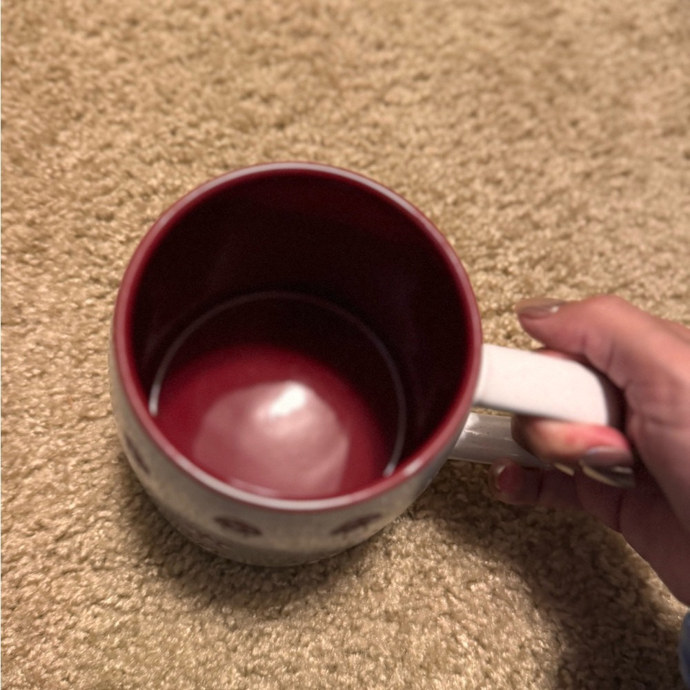 Mushroom Pattern Ceramic Mug - Picture 3 of 4
